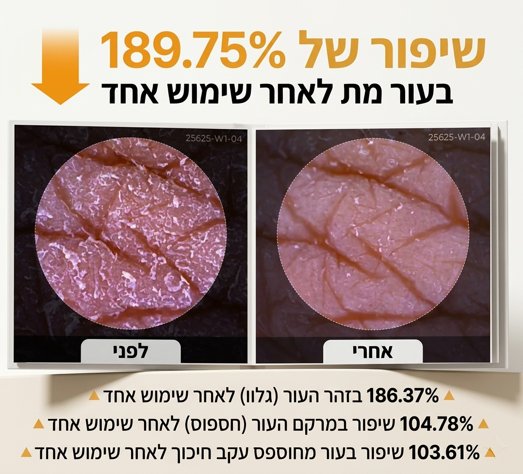 ספריי הפילינג הקוריאני שמבהיר עור גוף עמום — מהניסיון הראשון