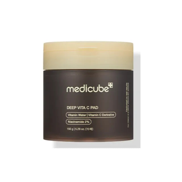 Medicube Deep Vita C – פדים להבהרת כתמים, סימני אקנה ואחידות גוון